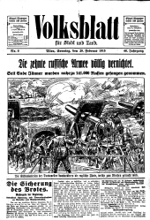 Volksblatt für Stadt und Land