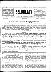 Feldblatt