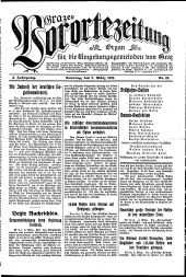 Grazer Vorortezeitung: Organ f. d. Umgebungsgemeinden v. Graz