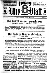 Neues 8 Uhr Blatt