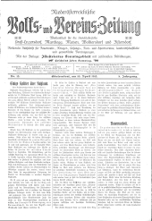 Niederösterreichsiche Volks- und Vereinszeitung