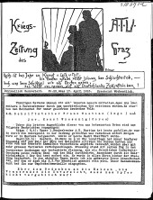 Kriegszeitung des A.T.V. Graz