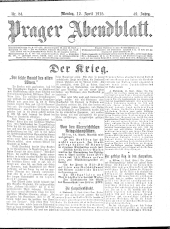 Prager Abendblatt