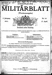 Streffleur's Militärblatt