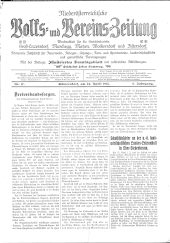 Niederösterreichsiche Volks- und Vereinszeitung