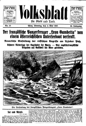 Volksblatt für Stadt und Land