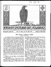 Kriegszeitung des A.T.V. Graz