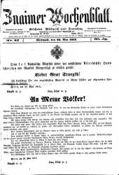 Znaimer Wochenblatt