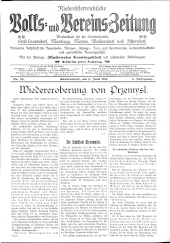 Niederösterreichsiche Volks- und Vereinszeitung