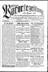 Grazer Vorortezeitung: Organ f. d. Umgebungsgemeinden v. Graz