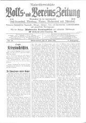 Niederösterreichsiche Volks- und Vereinszeitung