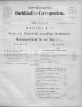 Oesterreichische Buchhändler-Correspondenz