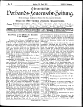 Österreichische Verbands-Feuerwehr-Zeitung