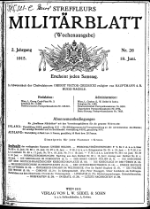 Streffleur's Militärblatt