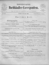 Oesterreichische Buchhändler-Correspondenz