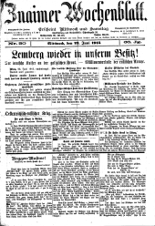 Znaimer Wochenblatt