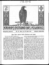 Kriegszeitung des A.T.V. Graz