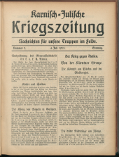 Karnisch-Julische Kriegszeitung