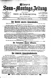 Wiener Sonn- und Montags-Zeitung