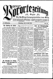 Grazer Vorortezeitung: Organ f. d. Umgebungsgemeinden v. Graz