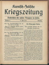 Karnisch-Julische Kriegszeitung