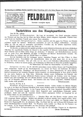 Feldblatt