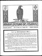 Kriegszeitung des A.T.V. Graz