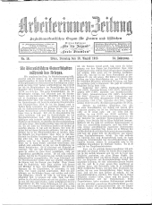 Arbeiterinnen Zeitung