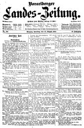 Vorarlberger Landes-Zeitung