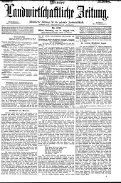 Wiener Landwirtschaftliche Zeitung
