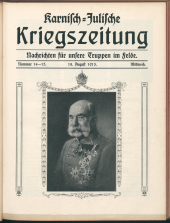 Karnisch-Julische Kriegszeitung