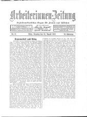 Arbeiterinnen Zeitung