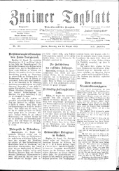 Znaimer Tagblatt