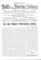 Niederösterreichsiche Volks- und Vereinszeitung