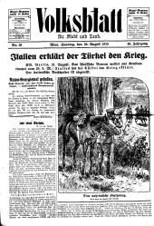 Volksblatt für Stadt und Land