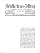 Arbeiterinnen Zeitung