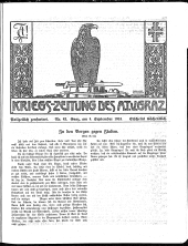 Kriegszeitung des A.T.V. Graz