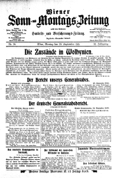 Wiener Sonn- und Montags-Zeitung