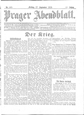 Prager Abendblatt