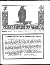 Kriegszeitung des A.T.V. Graz