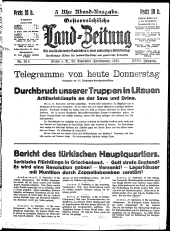 Österreichische Land-Zeitung