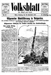 Volksblatt für Stadt und Land