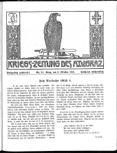 Kriegszeitung des A.T.V. Graz