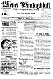 Wiener Montagblatt