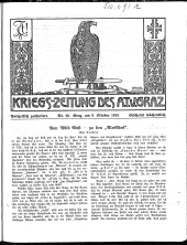 Kriegszeitung des A.T.V. Graz