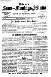 Wiener Sonn- und Montags-Zeitung