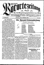 Grazer Vorortezeitung: Organ f. d. Umgebungsgemeinden v. Graz