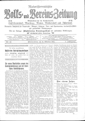 Niederösterreichsiche Volks- und Vereinszeitung