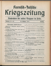 Karnisch-Julische Kriegszeitung