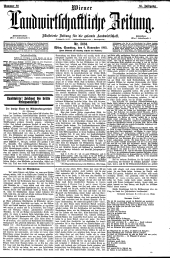 Wiener Landwirtschaftliche Zeitung